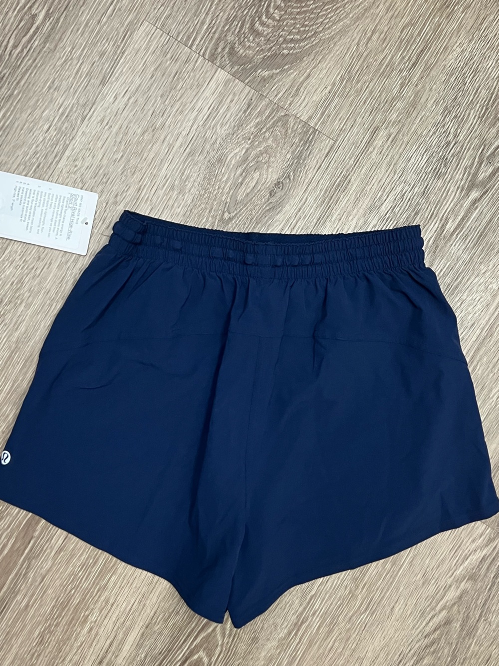 Lululemon Court Rival High-Rise Short 3" Classic Blue White Trim 6 NWT - Picture 3 of 5